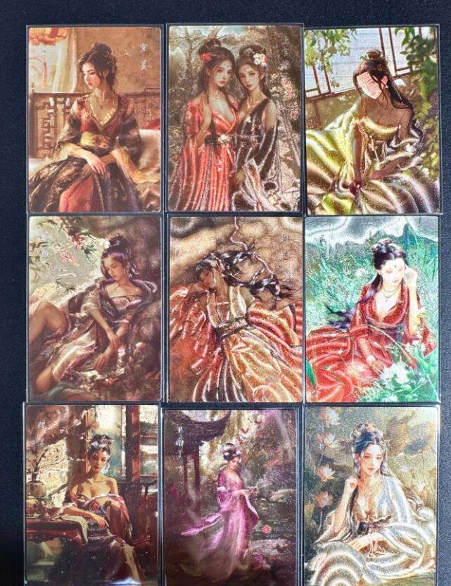 NO.24 好又多金牌大场，年前最后一期，全场中拍有礼！每周一站式配齐，方便凑单！（周6晚9点截拍，卖家送拍0抽成！ 银信潮玩 古风孽传第一弹 一套9张 粗闪