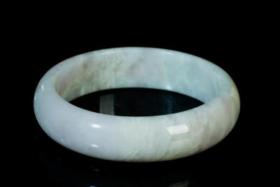 上海都达杂项专场三十四【年后发货全场包邮】  天然翡翠手镯88-64