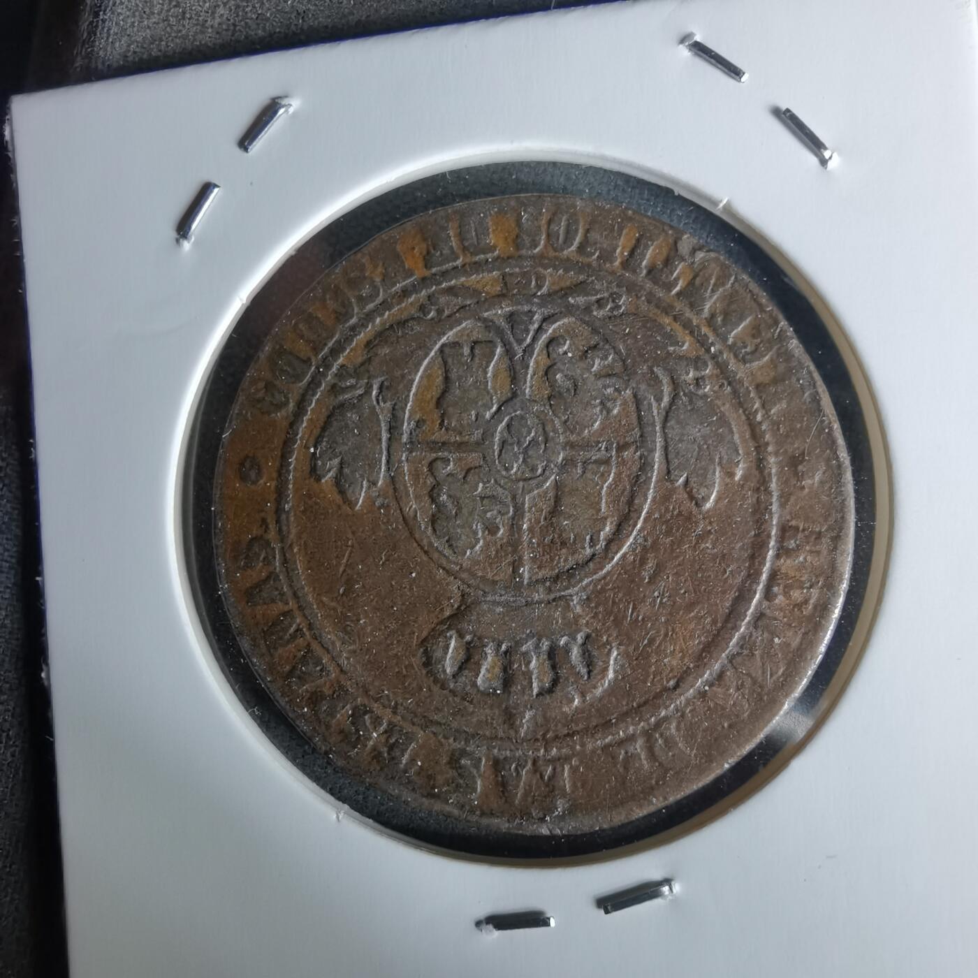 沼泽如烟--第991场 西班牙1867年铜币