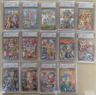 NO.24 好又多金牌大场，年前最后一期，全场中拍有礼！每周一站式配齐，方便凑单！（周6晚9点截拍，卖家送拍0抽成！ - 【评级套】卡萃文化 李尊奇 路蓝奇境 粗闪评级卡一套14张