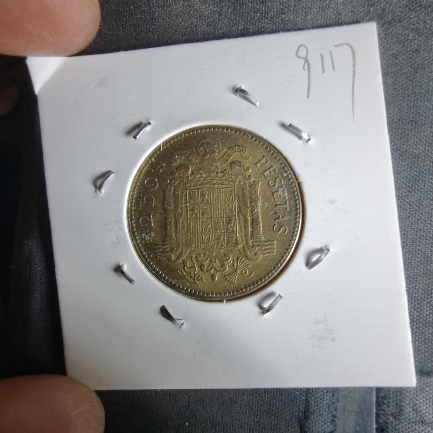 沼泽如烟--第991场 西班牙1953年2.5比塞塔