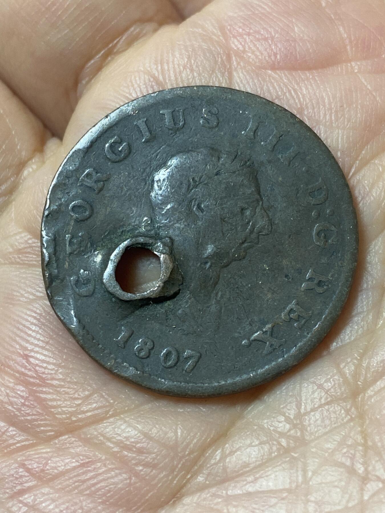 2026年第二十一场(总第一百九十场）外国好品散币场(免佣金) 英国🇬🇧1807年1/2便士(乔治三世时期)