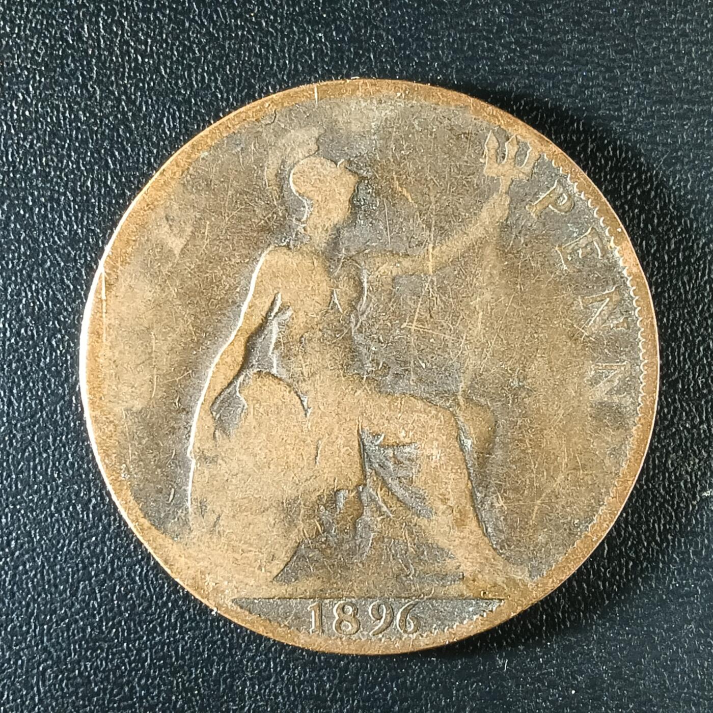 逸泉钱币2026第十二组世界钱币专场春节千件大拍A1614～2574 2296 英国1便士铜币