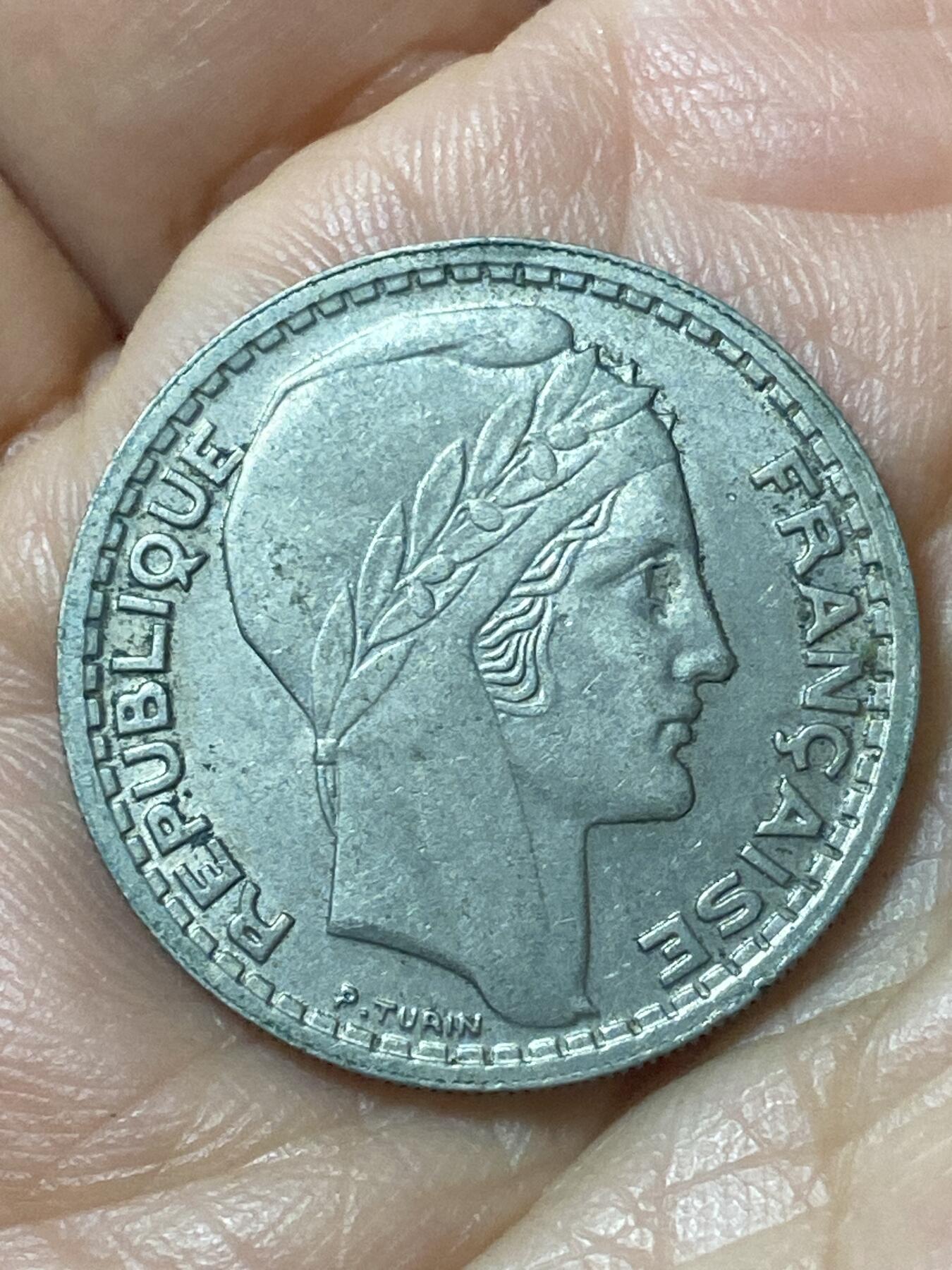 2026年第二十一场(总第一百九十场）外国好品散币场(免佣金) 少见–法兰西第四共和国1947年10法郎(大头版，关门年)