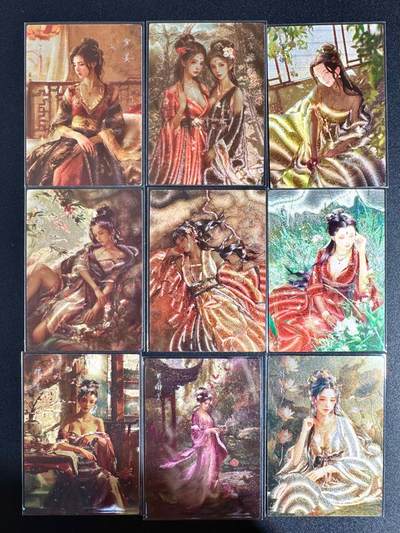 NO.24 好又多金牌大场，年前最后一期，全场中拍有礼！每周一站式配齐，方便凑单！（周6晚9点截拍，卖家送拍0抽成！ - 银信潮玩 古风孽传第一弹 一套9张 粗闪