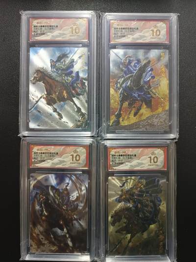 天玑星卡拍第170期《2.9周一截拍》持续收拍收评中 满赠卡需备注 - 卡德曼 武韵红颜（五子良将）杆子 于禁 张郃 张辽 乐进 折光粗闪 保粹爆金10 四张