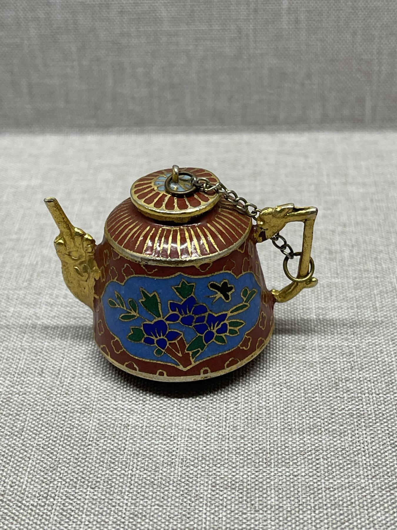 杂项 景泰蓝小壶摆件