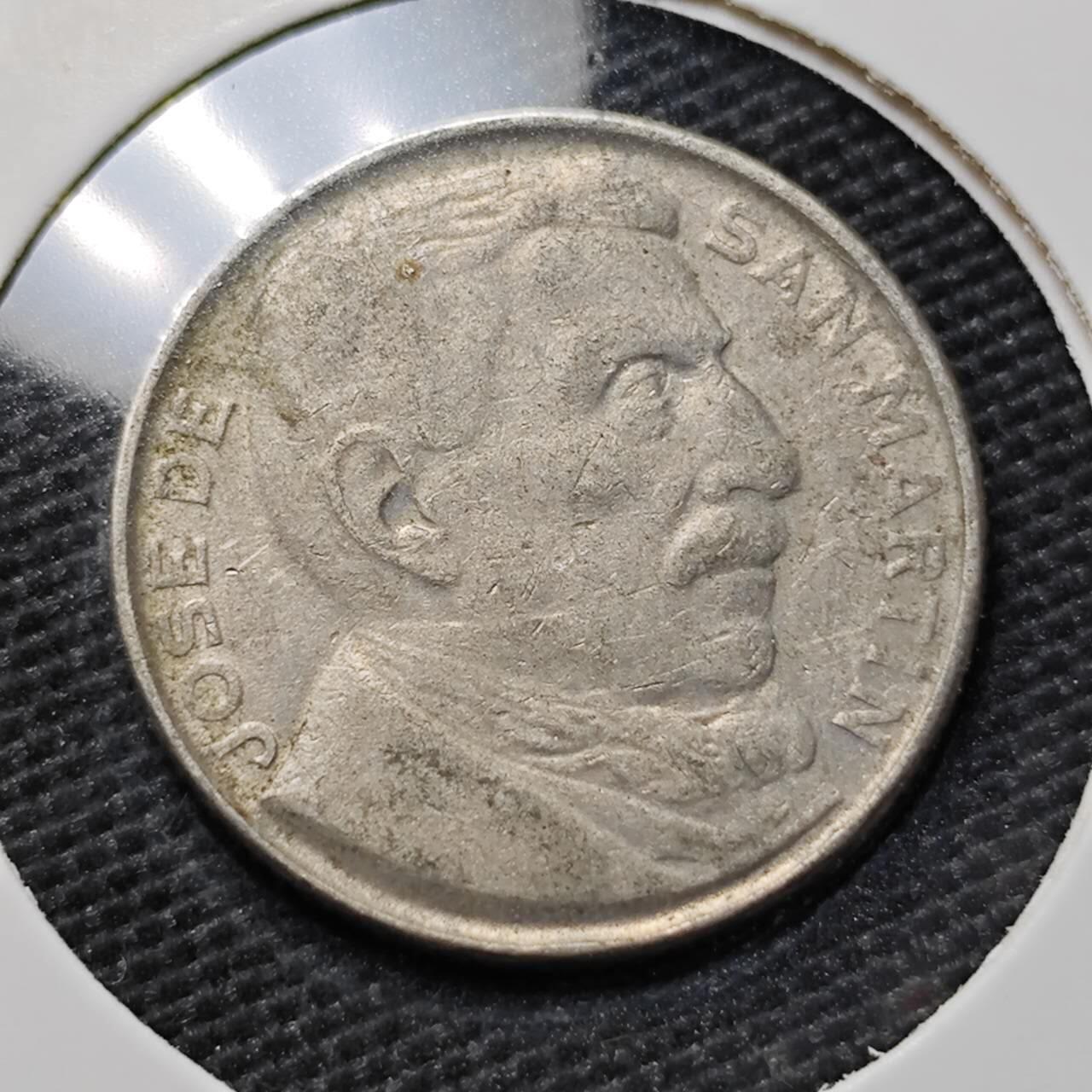 KK钱币收藏小铺  第395期  2月预留时间 周末发货  1950阿根廷20分纪念币