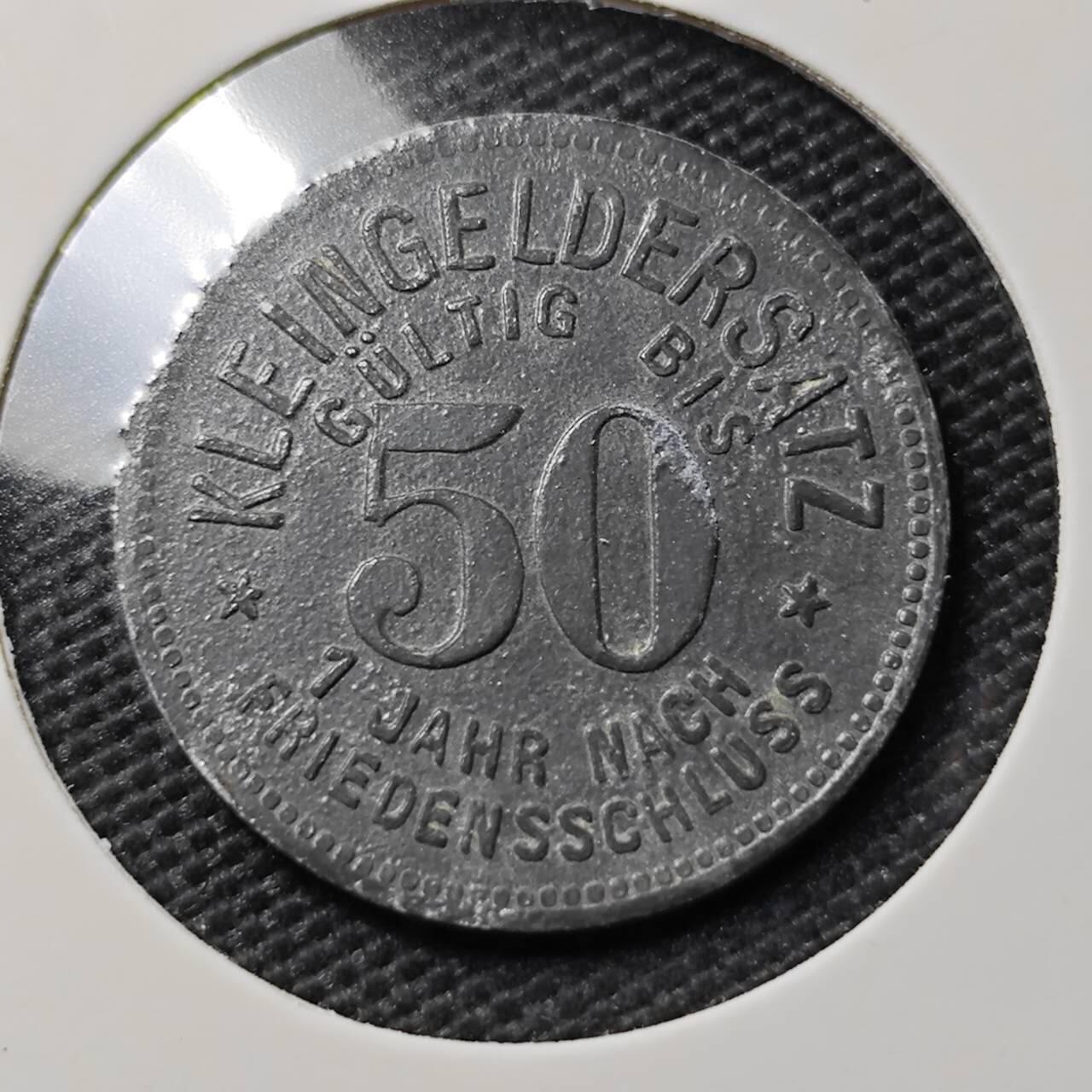 KK钱币收藏小铺  第395期  2月预留时间 周末发货  1918德紧50芬尼