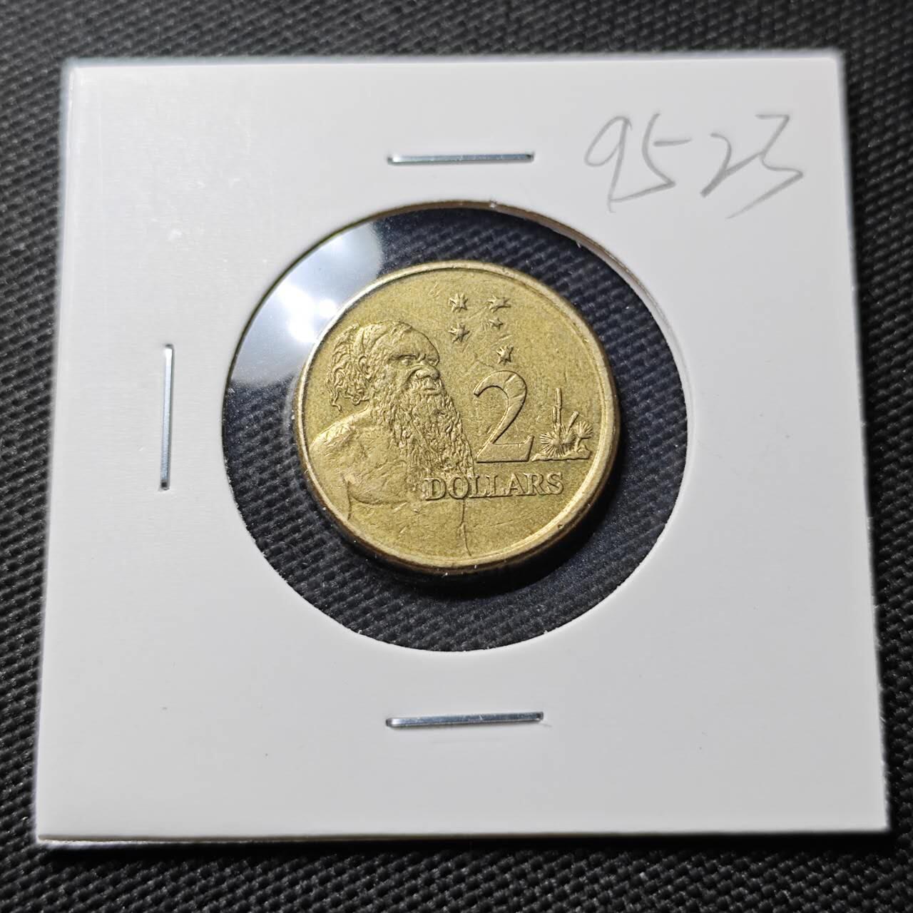 KK钱币收藏小铺  第395期  2月预留时间 周末发货 2006澳大利亚土著人2元