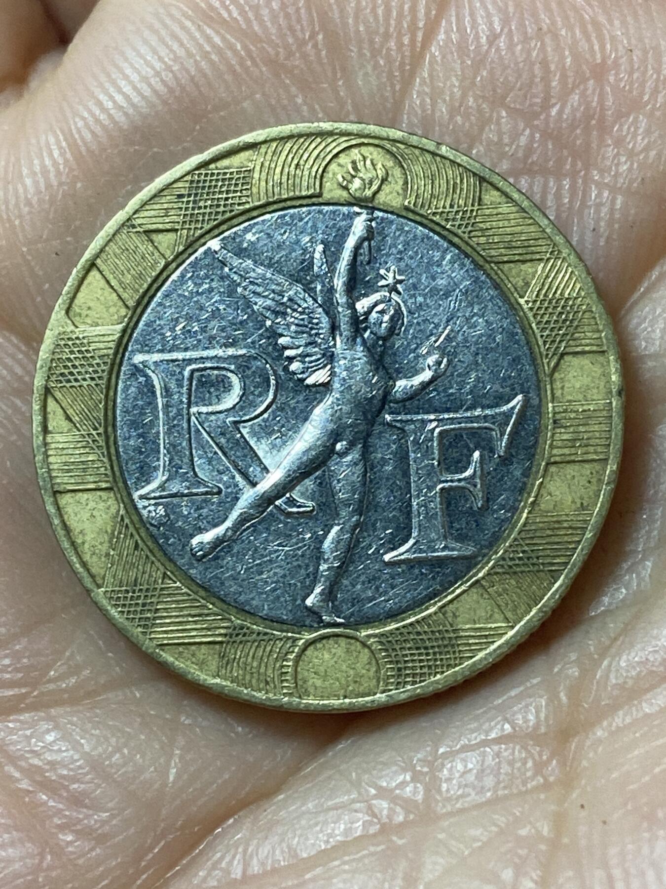 2026年第二十一场(总第一百九十场）外国好品散币场(免佣金) 法国🇫🇷1990年10法郎(分段边齿版)