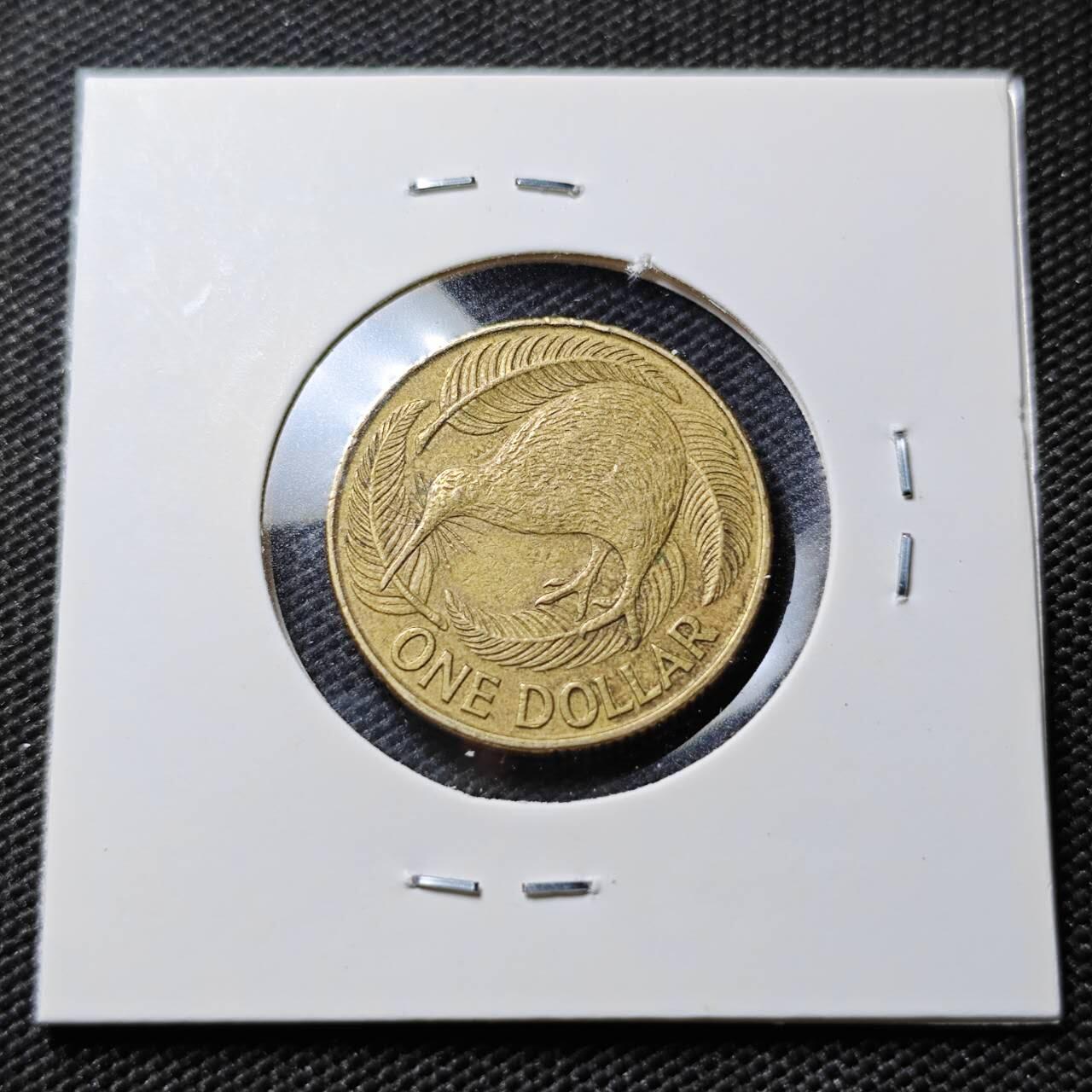 KK钱币收藏小铺  第394期  2月预留时间 周末发货  新西兰1元