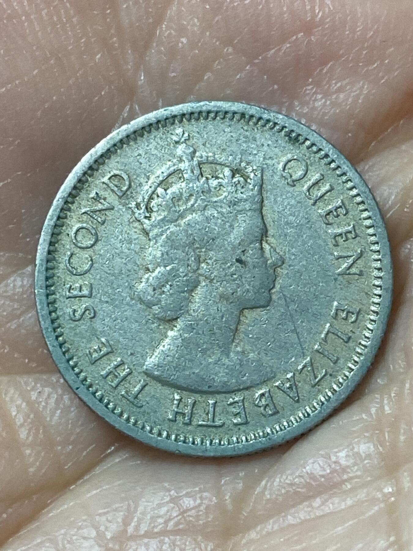 2026年第二十一场(总第一百九十场）外国好品散币场(免佣金) 英属东加勒比领地1959年10分(伊丽莎白二世青年带冠)