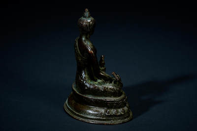 上海都达杂项专场三十四【年后发货全场包邮】  尼泊尔铜释迦摩尼佛造像88-13