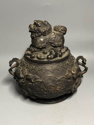 杂项 - 老铜香炉