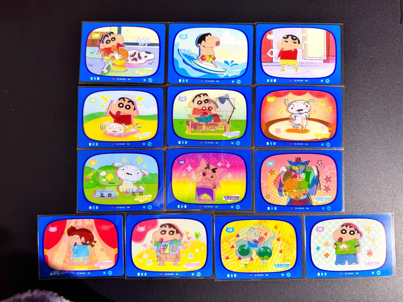 NO.24 好又多金牌大场，年前最后一期，全场中拍有礼！每周一站式配齐，方便凑单！（周6晚9点截拍，卖家送拍0抽成！ 蜡笔小新卡牌 横版光栅变换卡共13张