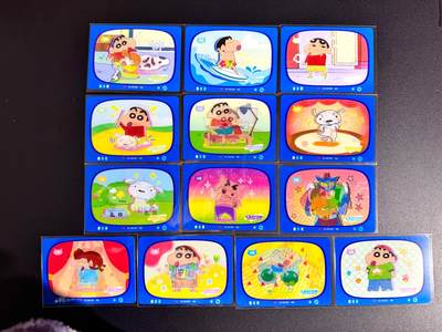 NO.24 好又多金牌大场，年前最后一期，全场中拍有礼！每周一站式配齐，方便凑单！（周6晚9点截拍，卖家送拍0抽成！ - 蜡笔小新卡牌 横版光栅变换卡共13张