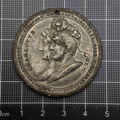  【淘币小摊】限时拍第八百六十八拍   章牌场   年前最后一周之前预留8号9号全部发出请更换最新收货地址不方便收货的请勿参拍或者顺丰到付  - 英国威尔士公主夏洛特与萨克森-科堡-萨尔费尔德的利奥波德亲王婚礼纪念章