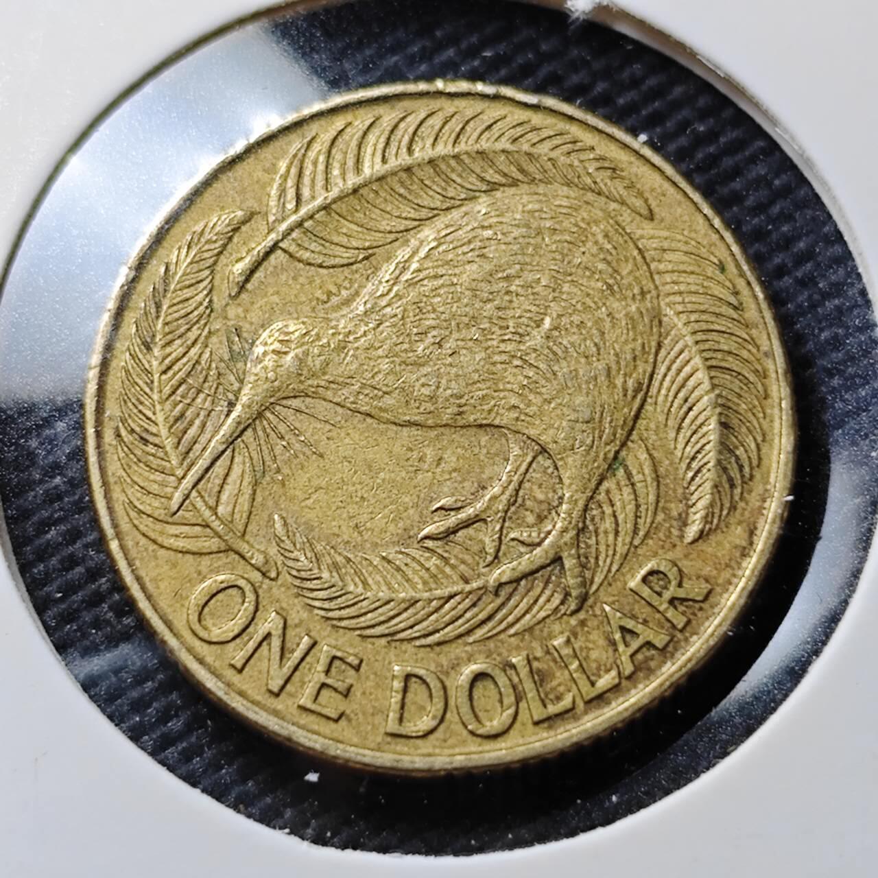 KK钱币收藏小铺  第394期  2月预留时间 周末发货  新西兰1元