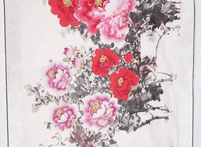 上海都达杂项专场三十四【年后发货全场包邮】  张文 花开富贵单片67-387