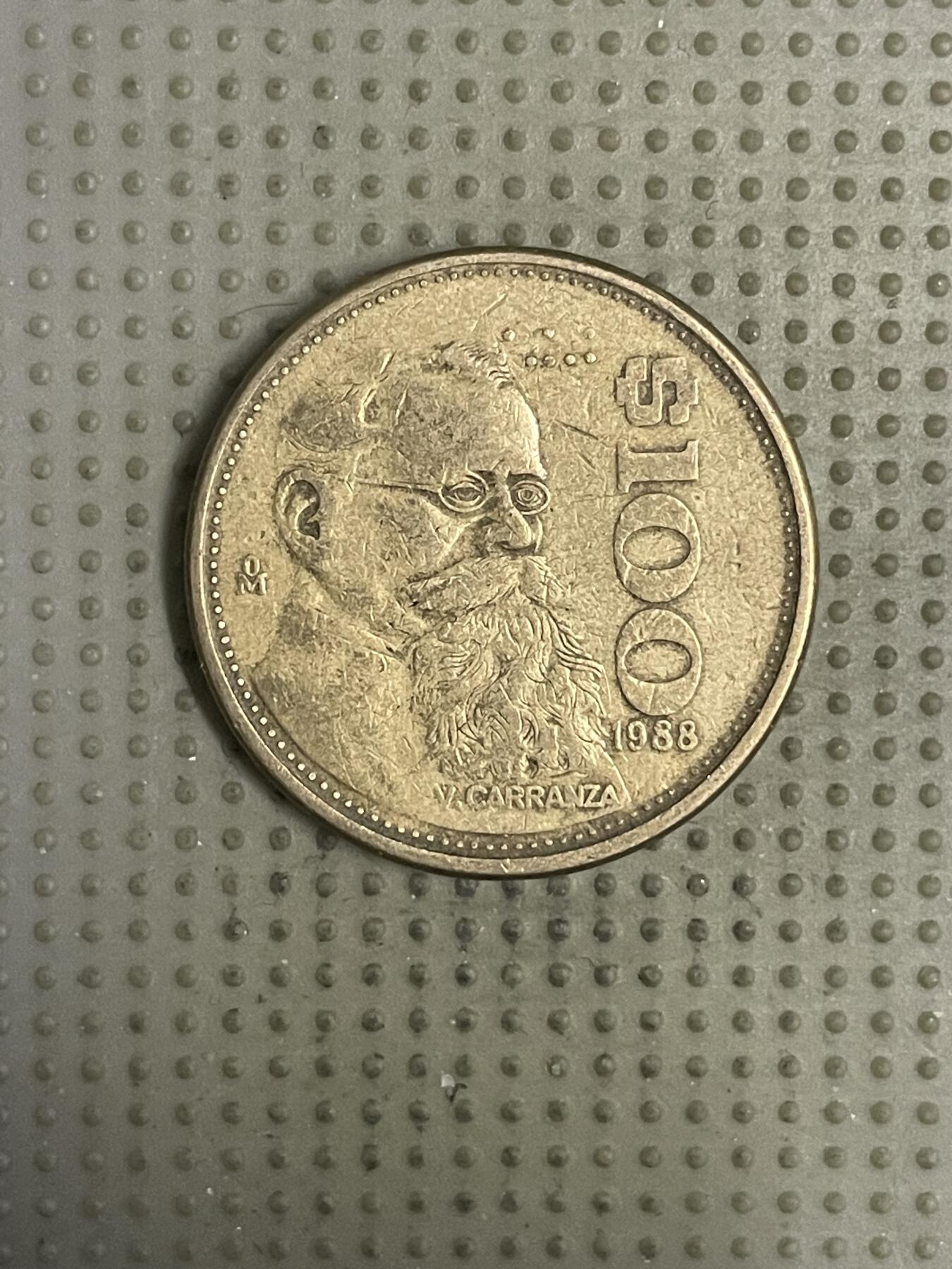 2026年第24场各国散币拍卖（总第174场）年前发货截止到11号 墨西哥1988年100比索