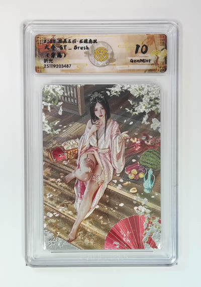 周四第100期阳大大卡牌拍卖第100期（持续收拍品，周六晚上九点截拍，进群福利早知道） - 【10分】燎原三国 龙骧虎跃 大乔ST_Brush（异画）折光 487