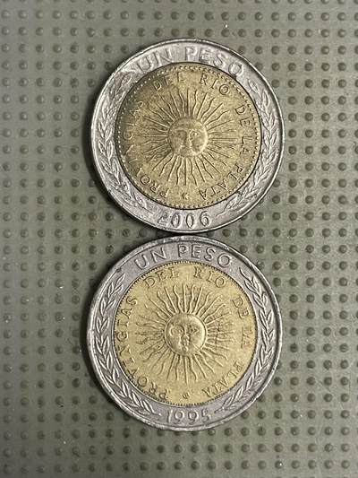 2026年第24场各国散币拍卖（总第174场）年前发货截止到11号 - 阿根廷1比索2枚