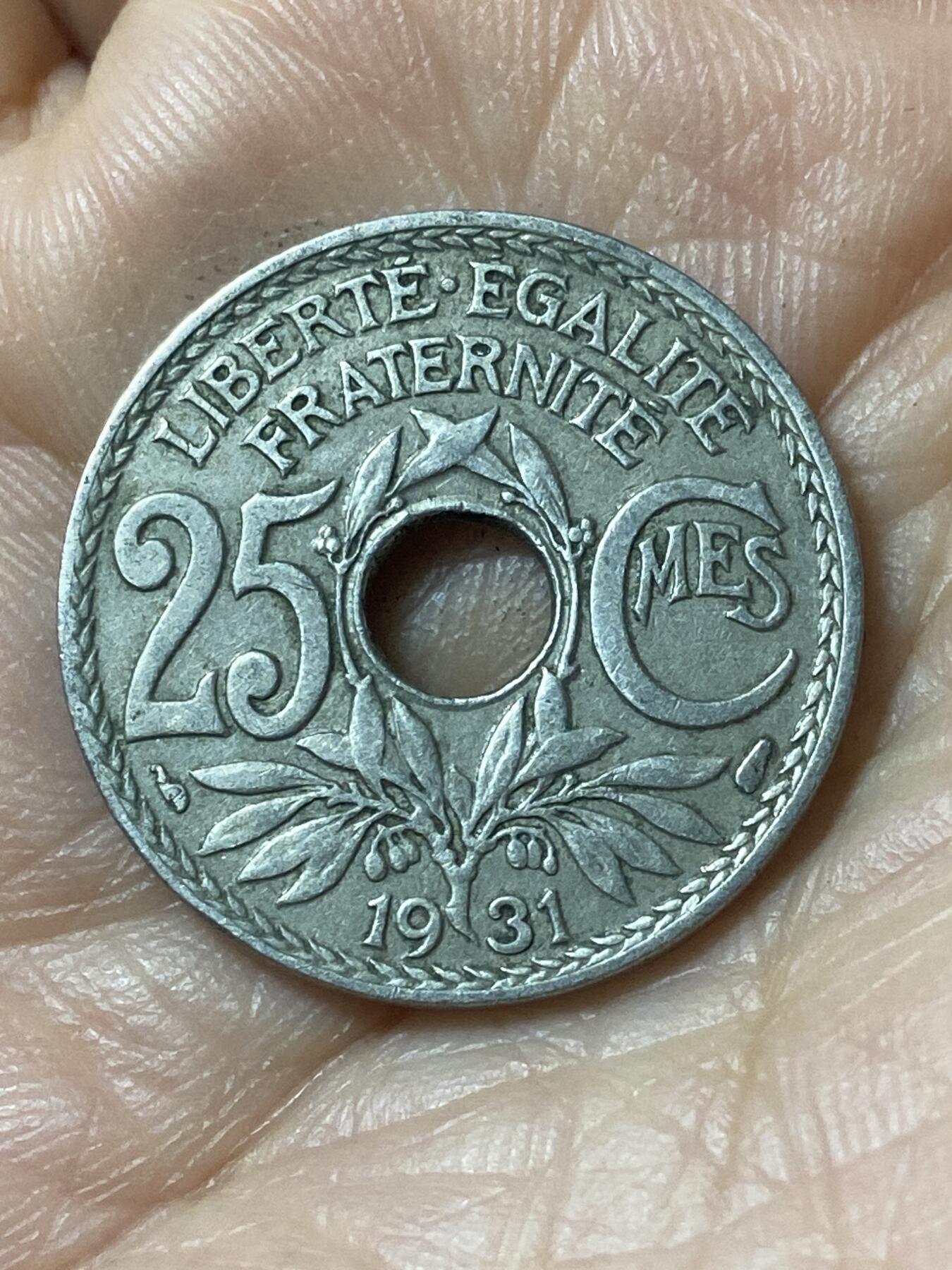 2026年第二十一场(总第一百九十场）外国好品散币场(免佣金) 法兰西第三共和国1931年25生丁