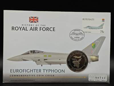  【淘币小摊】限时拍第八百七十拍   克朗币邮币封场    年前最后一场结束全部发出请更换最新收货地址不方便收货的请勿参拍或者顺丰到付 - 直布罗陀2008年英国皇家空军飞机历史克朗纪念币邮币封