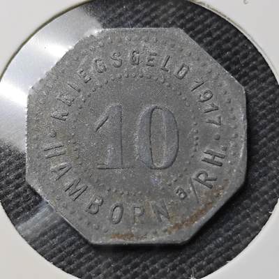 KK钱币收藏小铺  第395期  2月预留时间 周末发货 -  德紧10芬尼