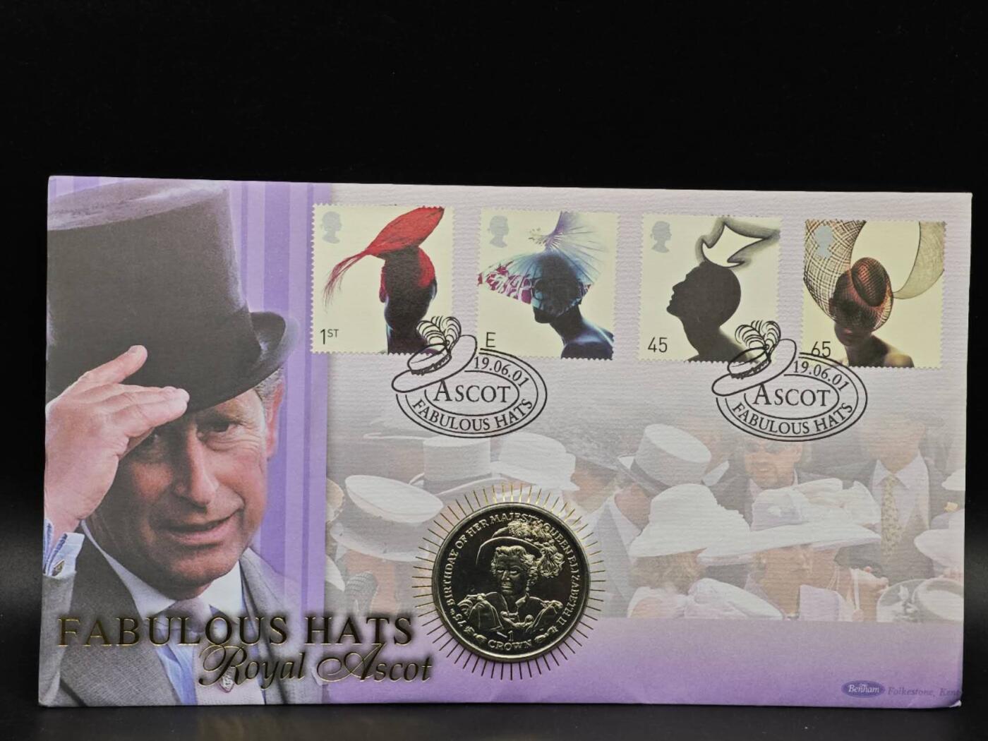  【淘币小摊】限时拍第八百七十拍   克朗币邮币封场    年前最后一场结束全部发出请更换最新收货地址不方便收货的请勿参拍或者顺丰到付 直布罗陀2001年女王75周岁克朗纪念币邮币封