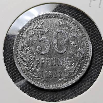 KK钱币收藏小铺  第394期  2月预留时间 周末发货 -  1917德国50芬尼