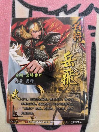 丫丫卡拍-场主生日🎂全场包邮（3月1日22：00截拍） 【奇点】岳飞