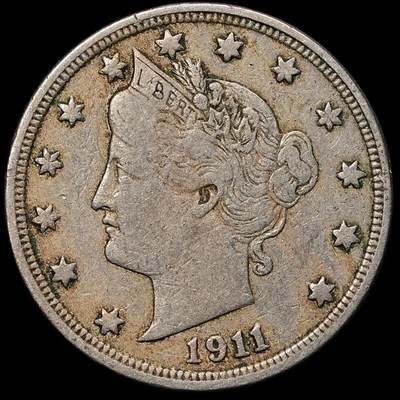 修遠堂世界钱币第104期 - 1911年美国5美分