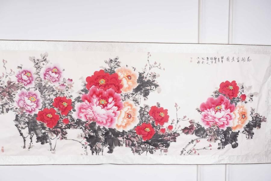 上海都达杂项专场二十六（全场包邮）  张文 花开富贵单片67-387