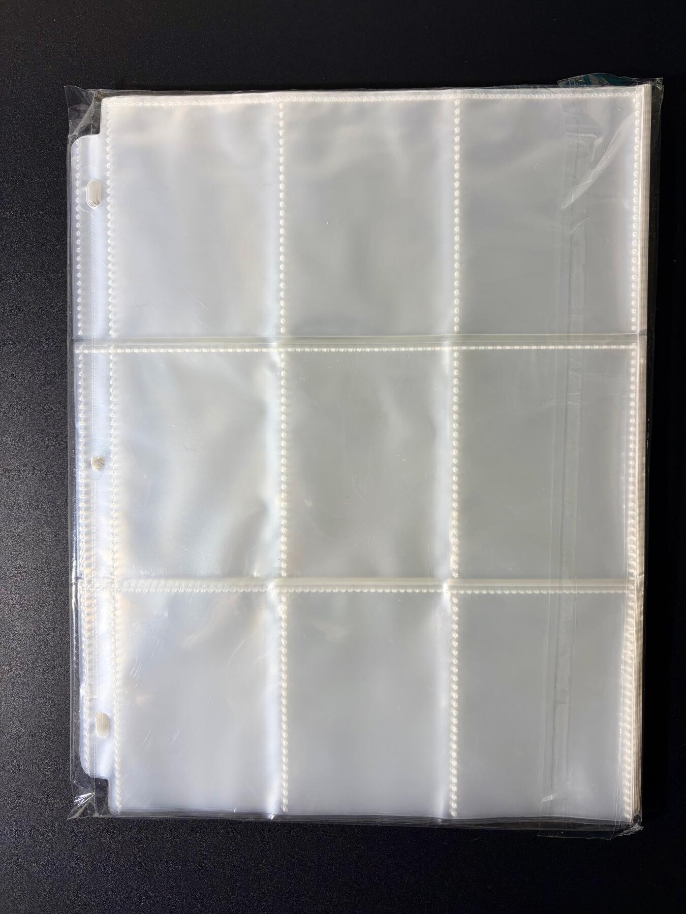 NO.24 好又多金牌大场，年前最后一期，全场中拍有礼！每周一站式配齐，方便凑单！（周6晚9点截拍，卖家送拍0抽成！ 【卡页】九宫透明卡页50张