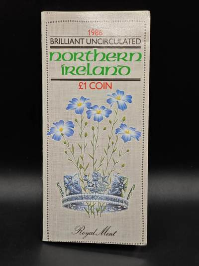  【淘币小摊】限时拍第八百七十拍   克朗币邮币封场    年前最后一场结束全部发出请更换最新收货地址不方便收货的请勿参拍或者顺丰到付 - 英国1986年1镑卡册