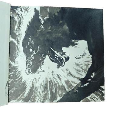 白泽拍卖卡牌手绘专场第32期（愿得长如此 年年物侯新） - 2023 刘冬子 狮驼岭手记 画册  刘东子首页签绘