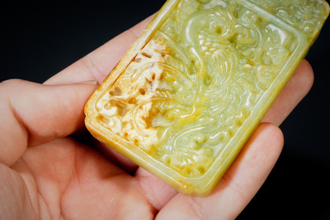 上海都达杂项专场二十六（全场包邮）  古玉凤凰涅槃挂件88-28