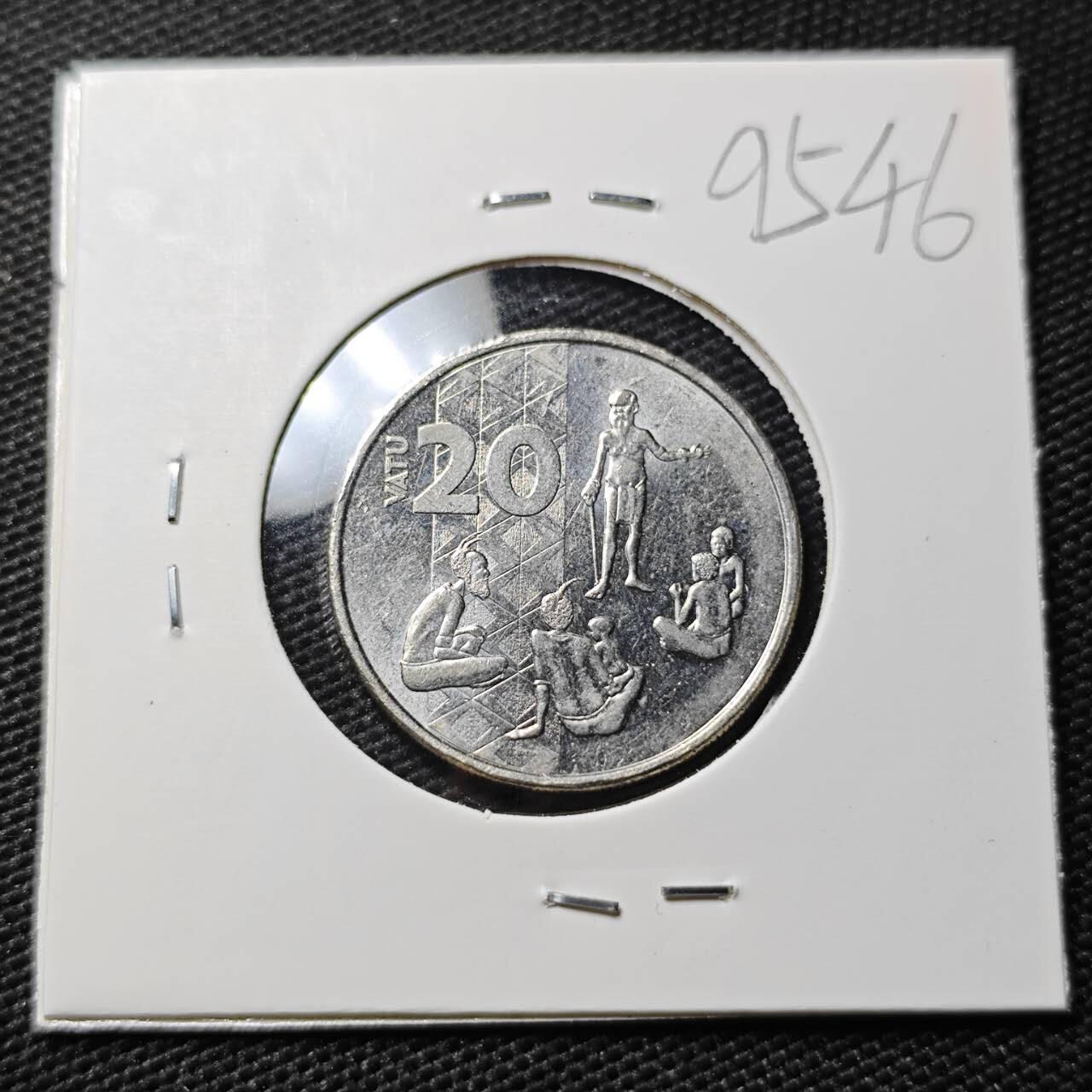 KK钱币收藏小铺  第395期  2月预留时间 周末发货 2022瓦努阿图20瓦图 