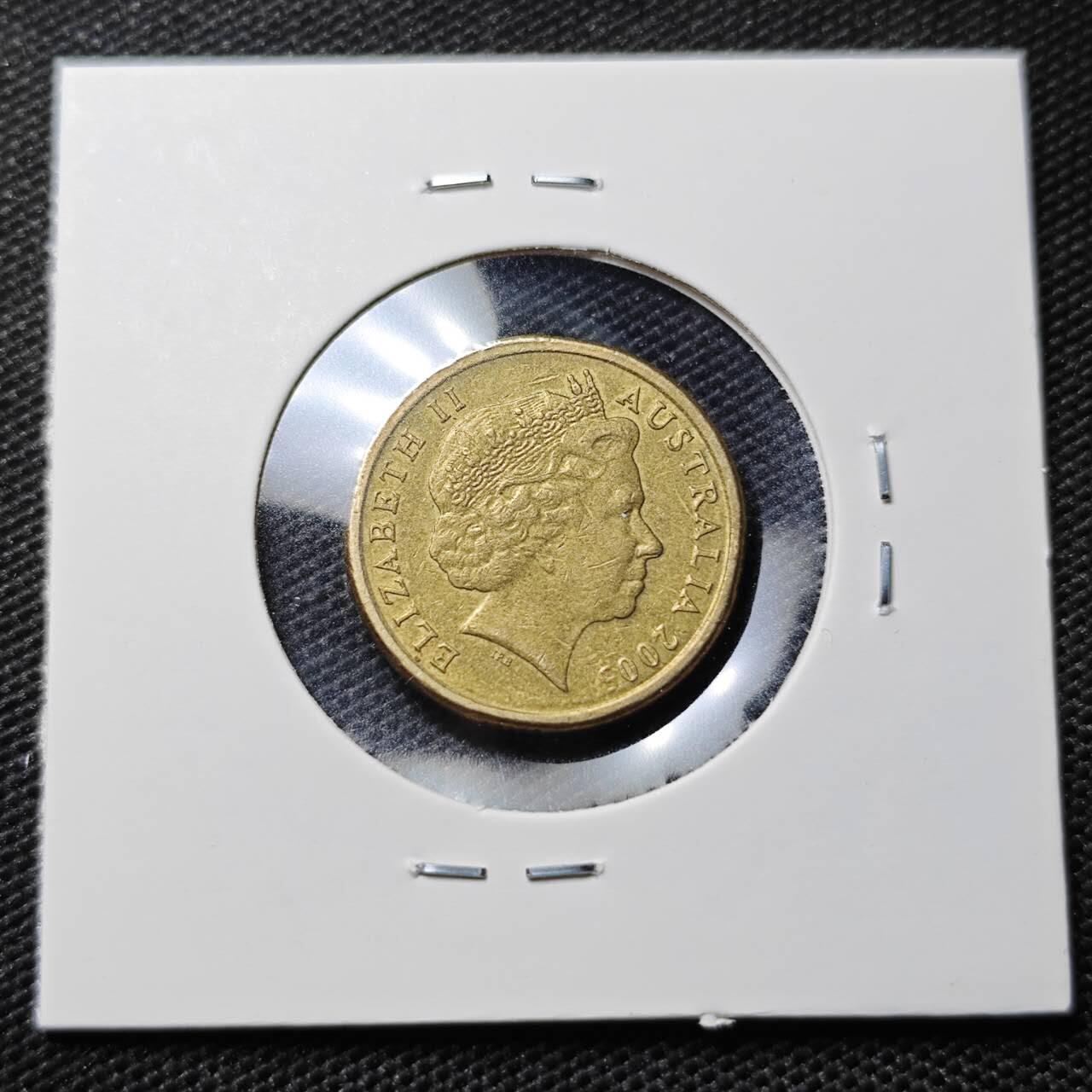 KK钱币收藏小铺  第395期  2月预留时间 周末发货 2005澳大利亚土著人2元 