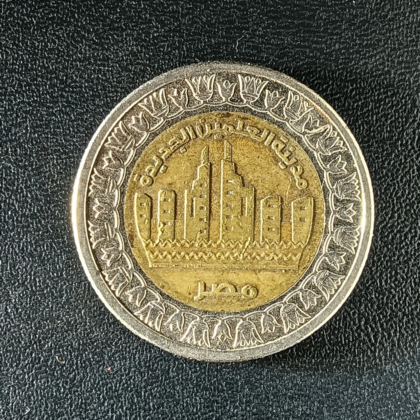 逸泉钱币2026第十二组世界钱币专场春节千件大拍A1614～2574 2177 埃及1镑双色纪念币