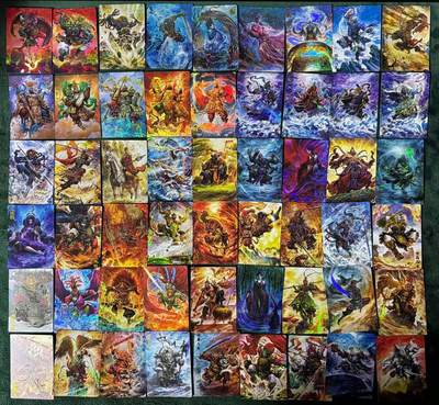 NO.24 好又多金牌大场，年前最后一期，全场中拍有礼！每周一站式配齐，方便凑单！（周6晚9点截拍，卖家送拍0抽成！ - 【套卡】卡德曼兑换套卡 杆子西游全套54张 精扣彩闪