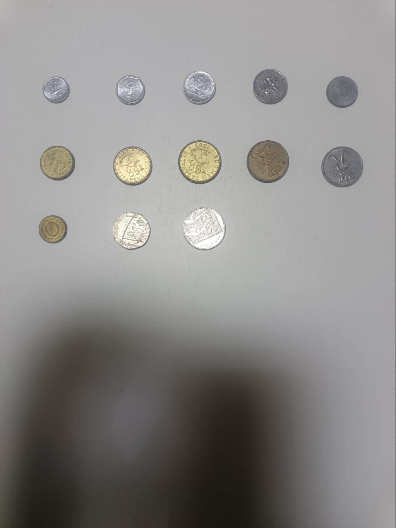 【20260210】非全新纸币和硬币第333场 欧洲国家13枚硬币