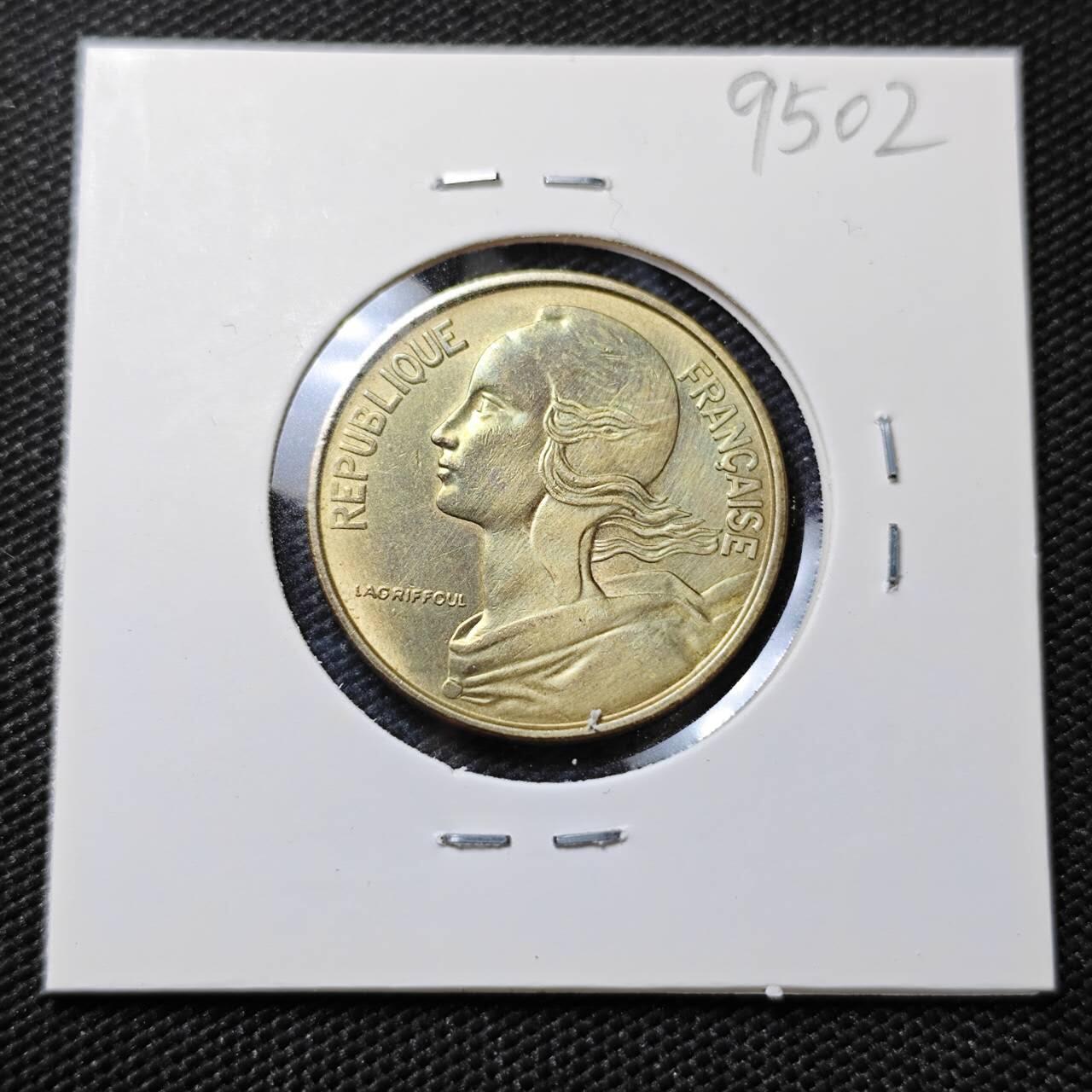 KK钱币收藏小铺  第395期  2月预留时间 周末发货 1963法国50分 