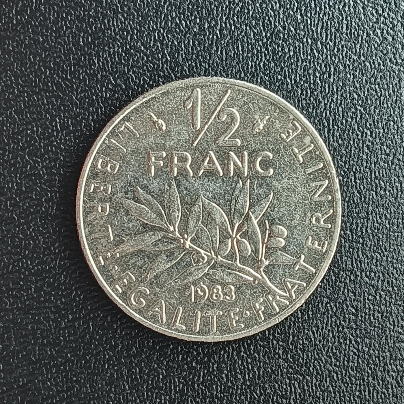 逸泉钱币2026第十二组世界钱币专场春节千件大拍A1614～2574 2408 法国1/2法郎