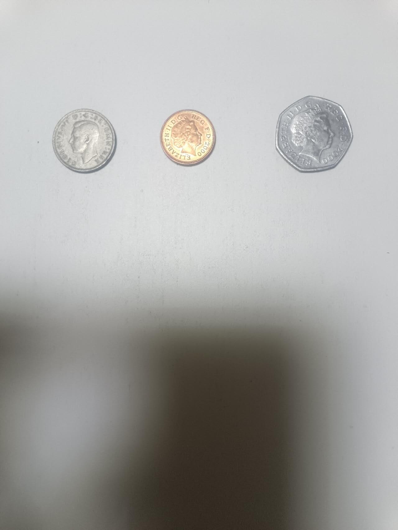 【20260210】非全新纸币和硬币第333场 英国3枚硬币