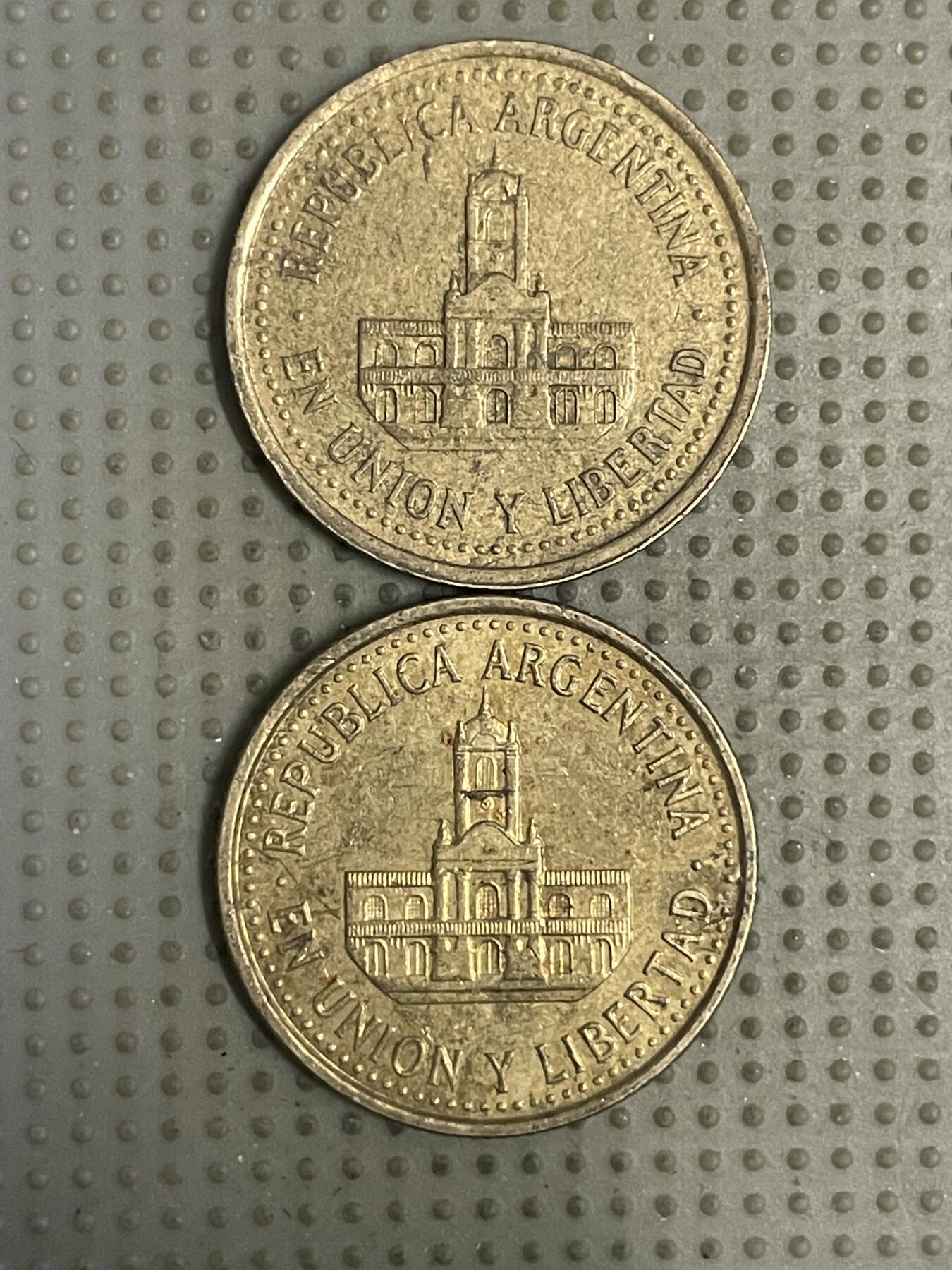 2026年第24场各国散币拍卖（总第174场）年前发货截止到11号 阿根廷25分2枚