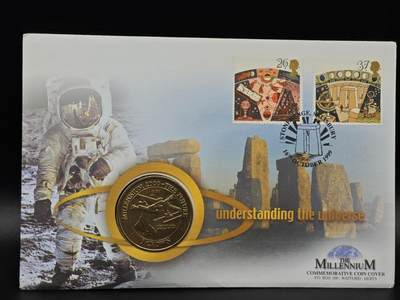  【淘币小摊】限时拍第八百七十拍   克朗币邮币封场    年前最后一场结束全部发出请更换最新收货地址不方便收货的请勿参拍或者顺丰到付 - 马恩岛2000年空间站克朗纪念币邮币封