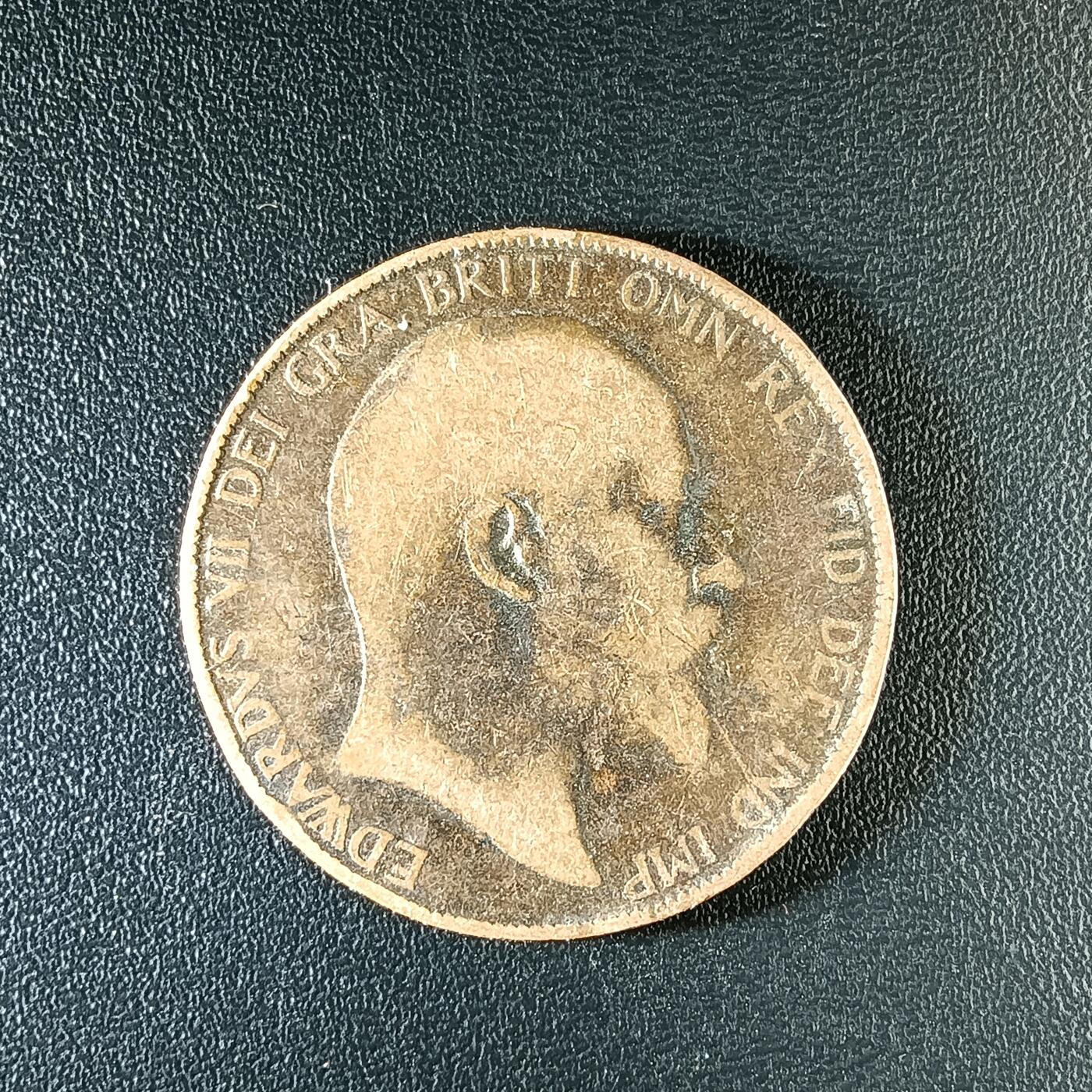 逸泉钱币2026第十二组世界钱币专场春节千件大拍A1614～2574 2287 英国1便士爱德华